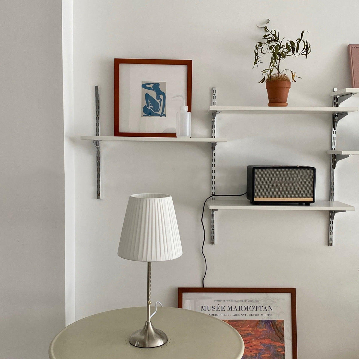 Simplicity  Pleated Fabric Table Lamp