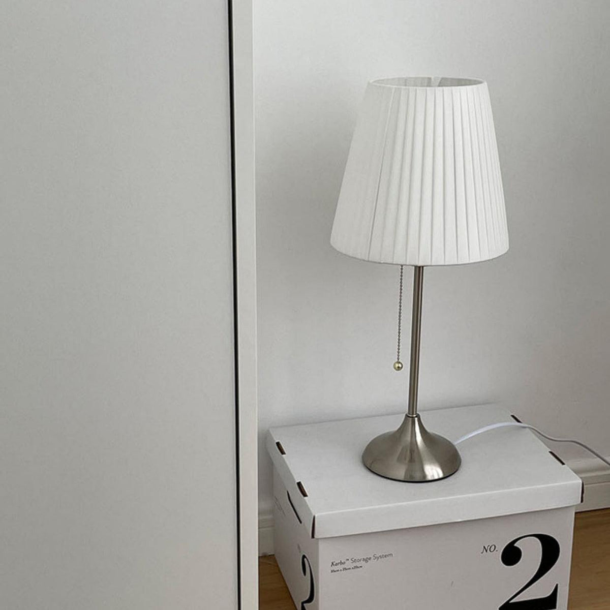 Simplicity  Pleated Fabric Table Lamp