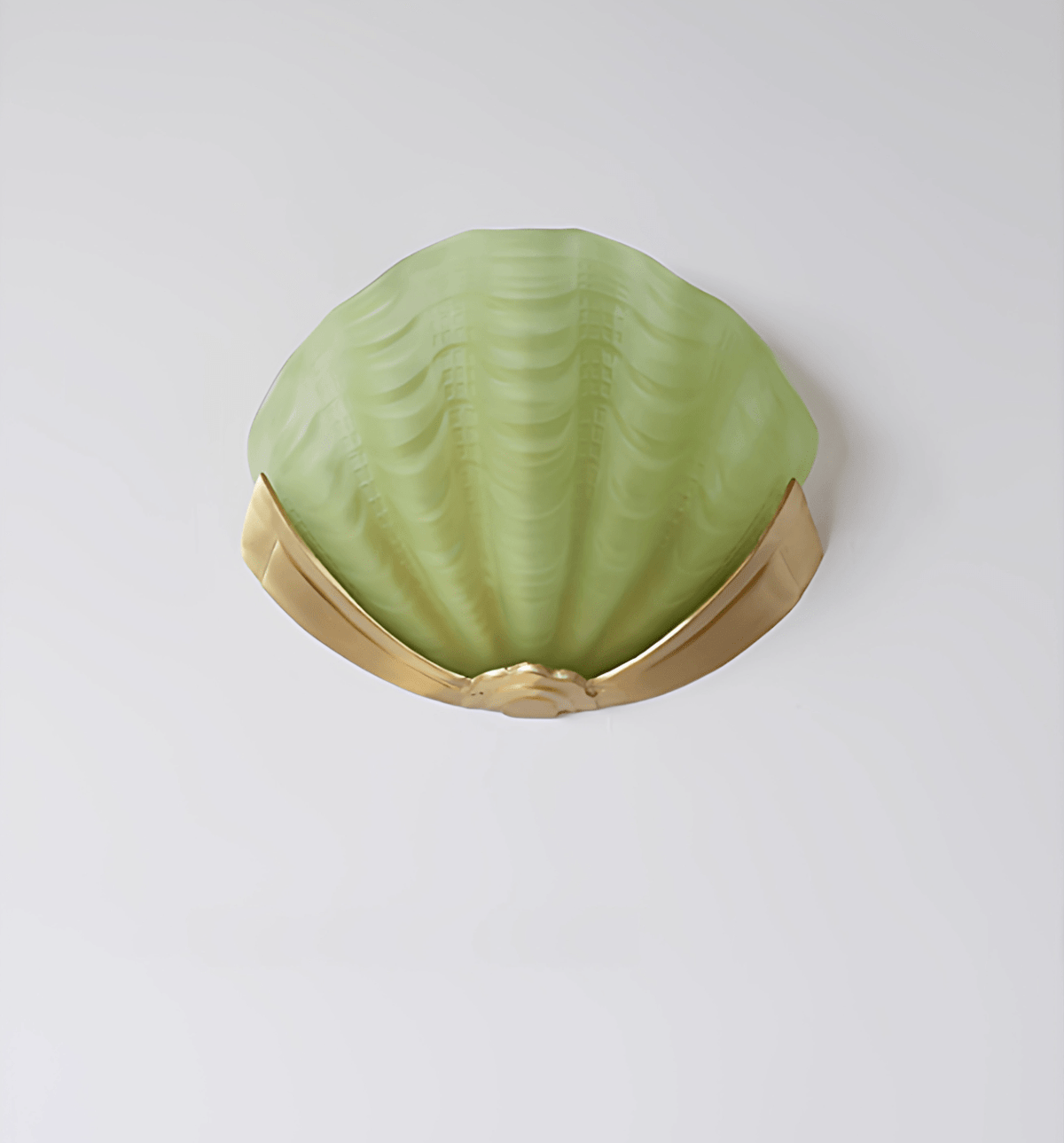 Nico Art Deco Glass Scallop Wall Light