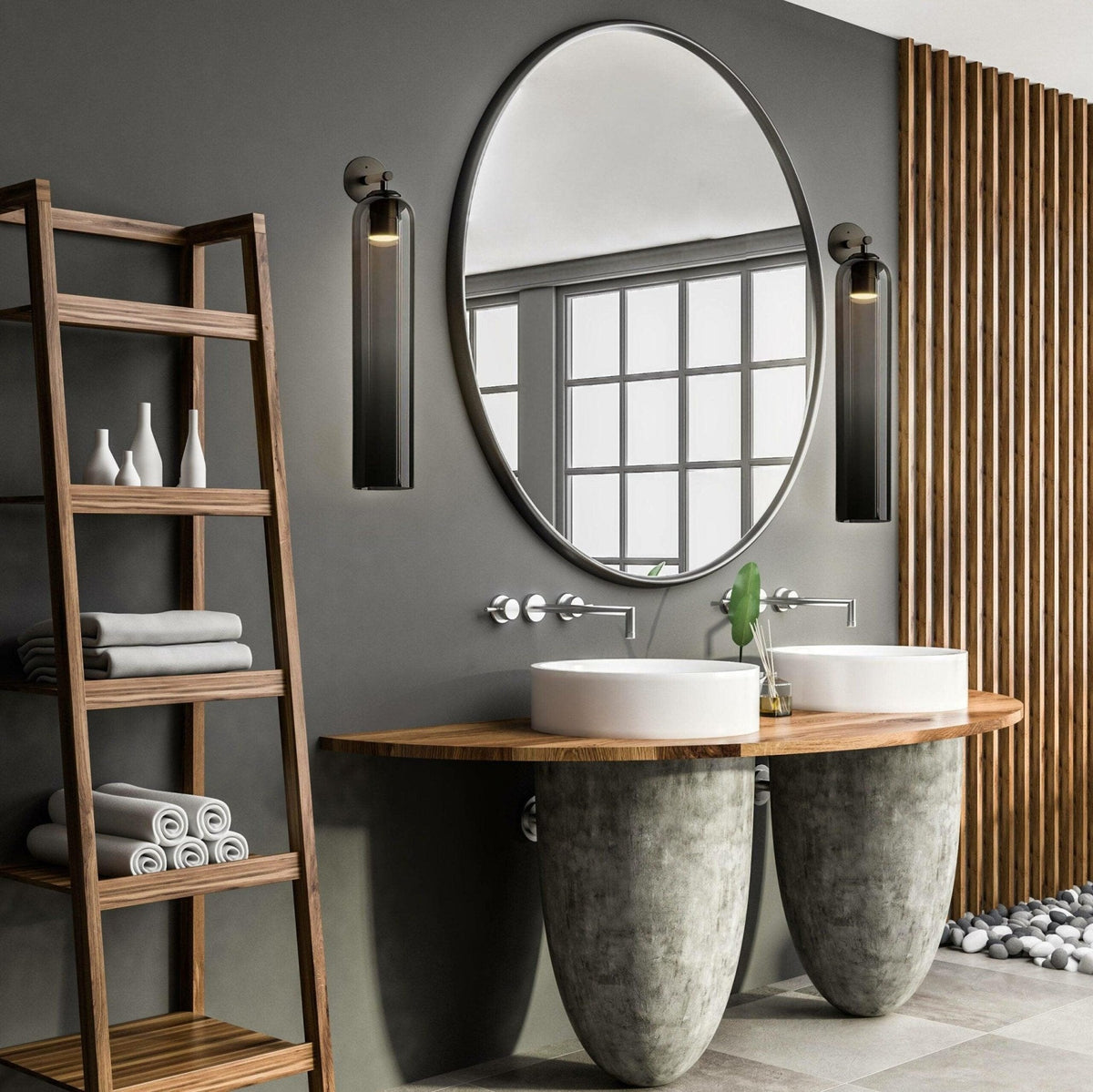 Peli Glass Indoor Wall Light