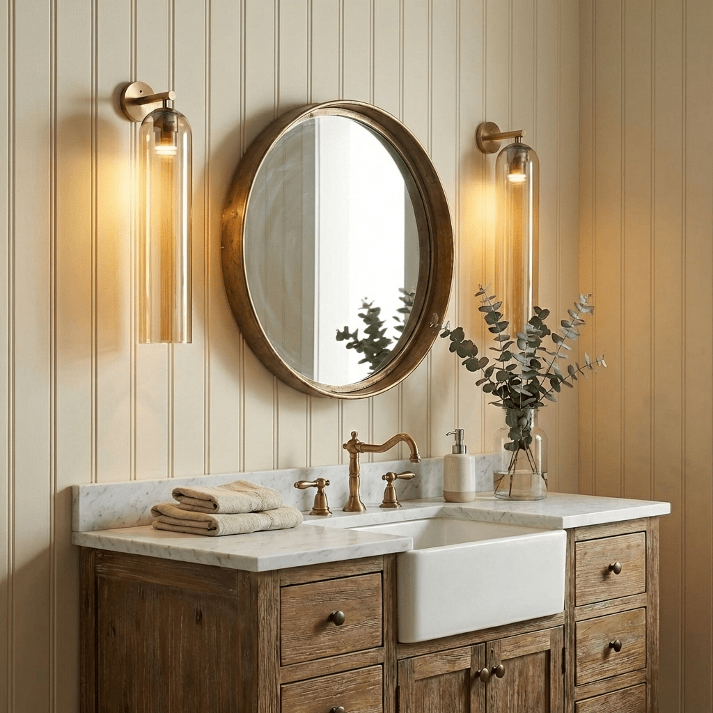 Peli Glass Indoor Wall Light