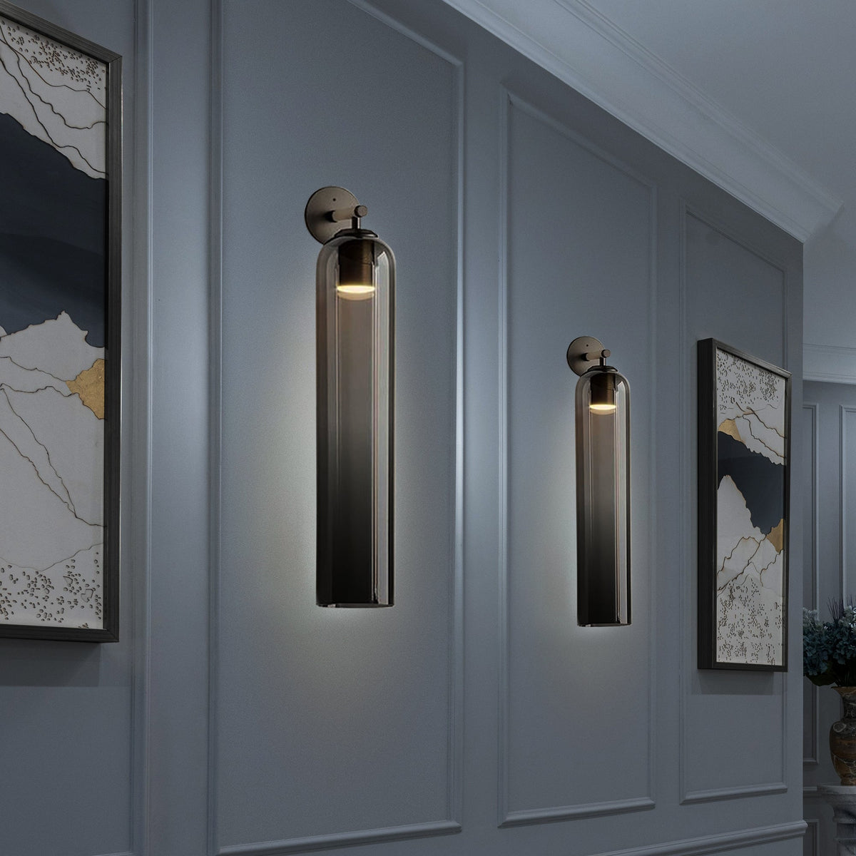Peli Glass Indoor Wall Light