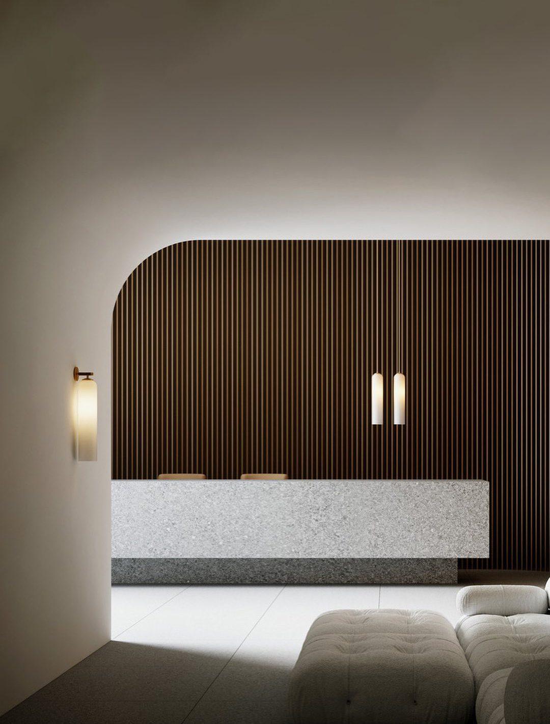 Peli Glass Indoor Wall Light