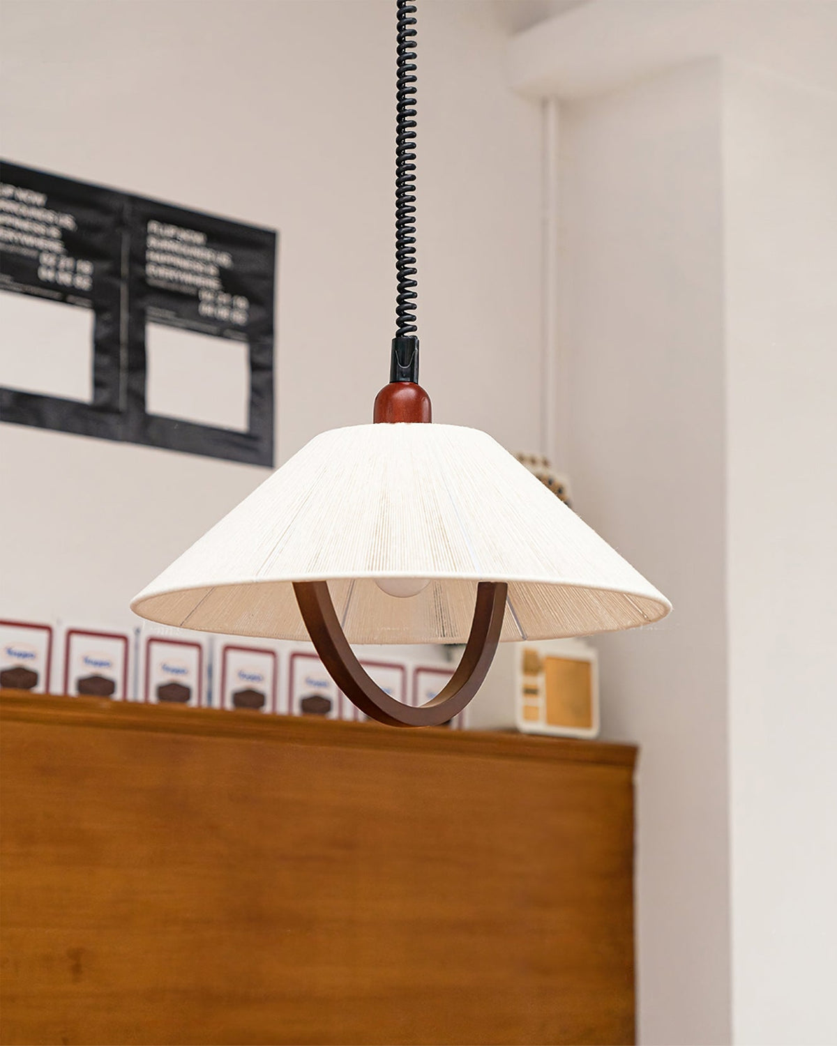 Syraeen Premium Nordic Art Wood Pendant Lamp