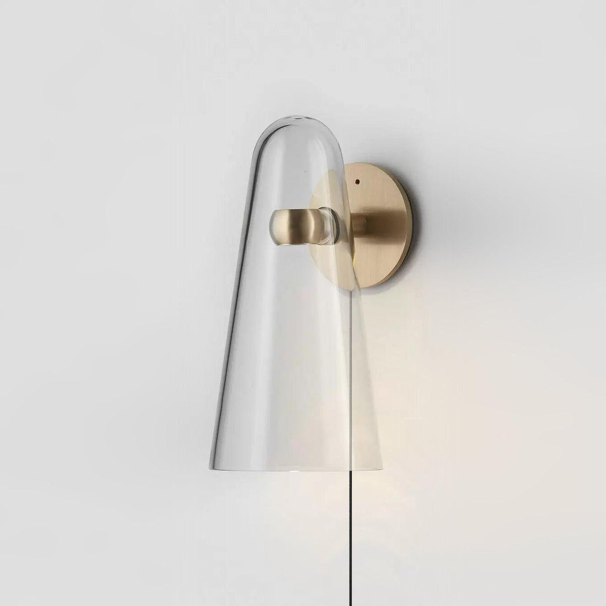 Velivira Conical Glass Wall Light