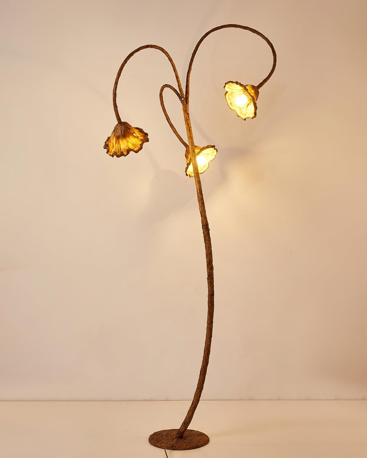 Ailo Natural Resin Floor Lamp
