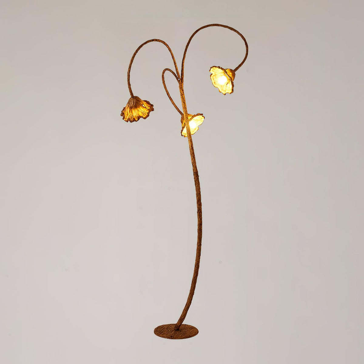 Ailo Natural Resin Floor Lamp