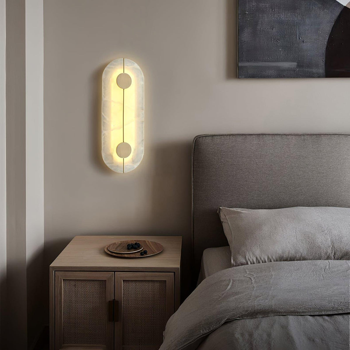 Citheira Minimalist Alabaster Wall Light