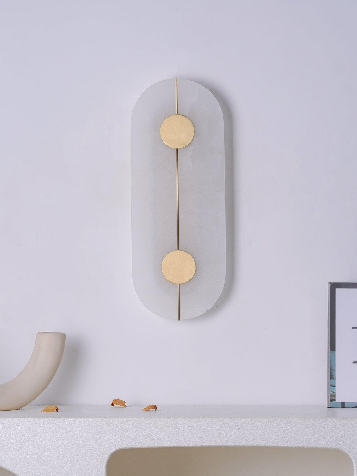 Citheira Minimalist Alabaster Wall Light