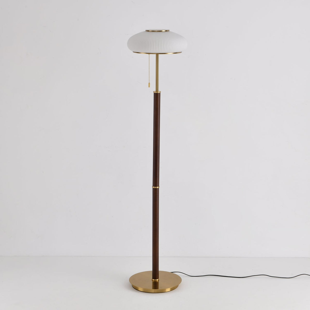 Lioralelia Vintage Glass Floor Lamp