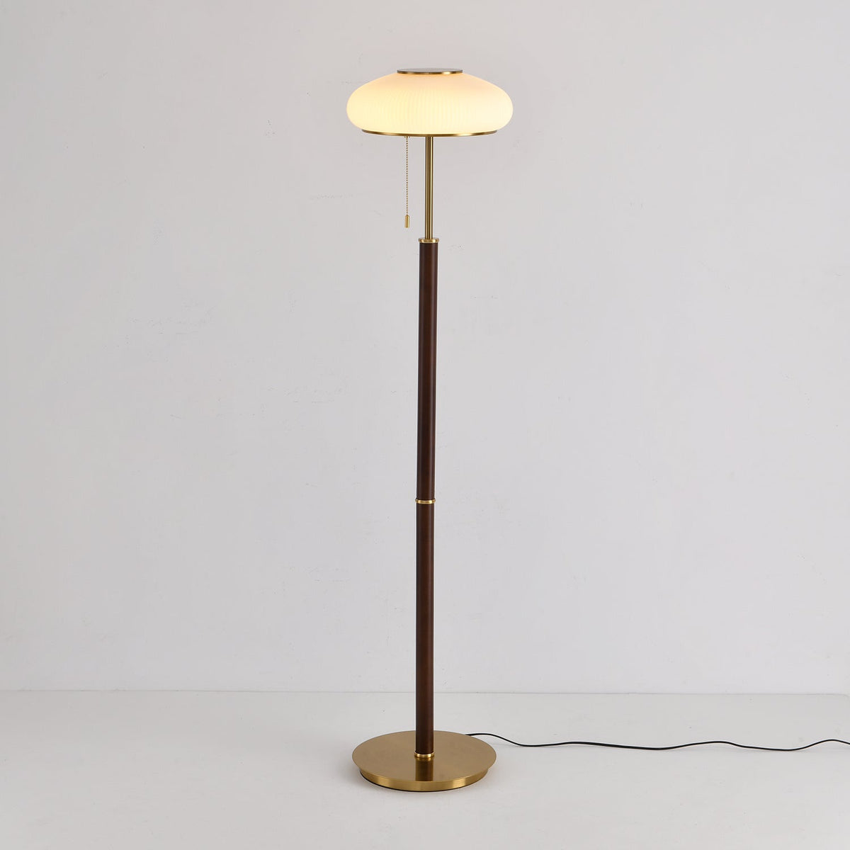 Lioralelia Vintage Glass Floor Lamp