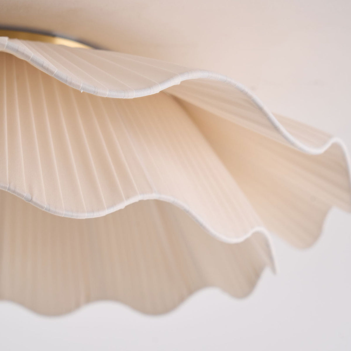 Yiuma Fabric Wave Flush Mount Ceiling Light