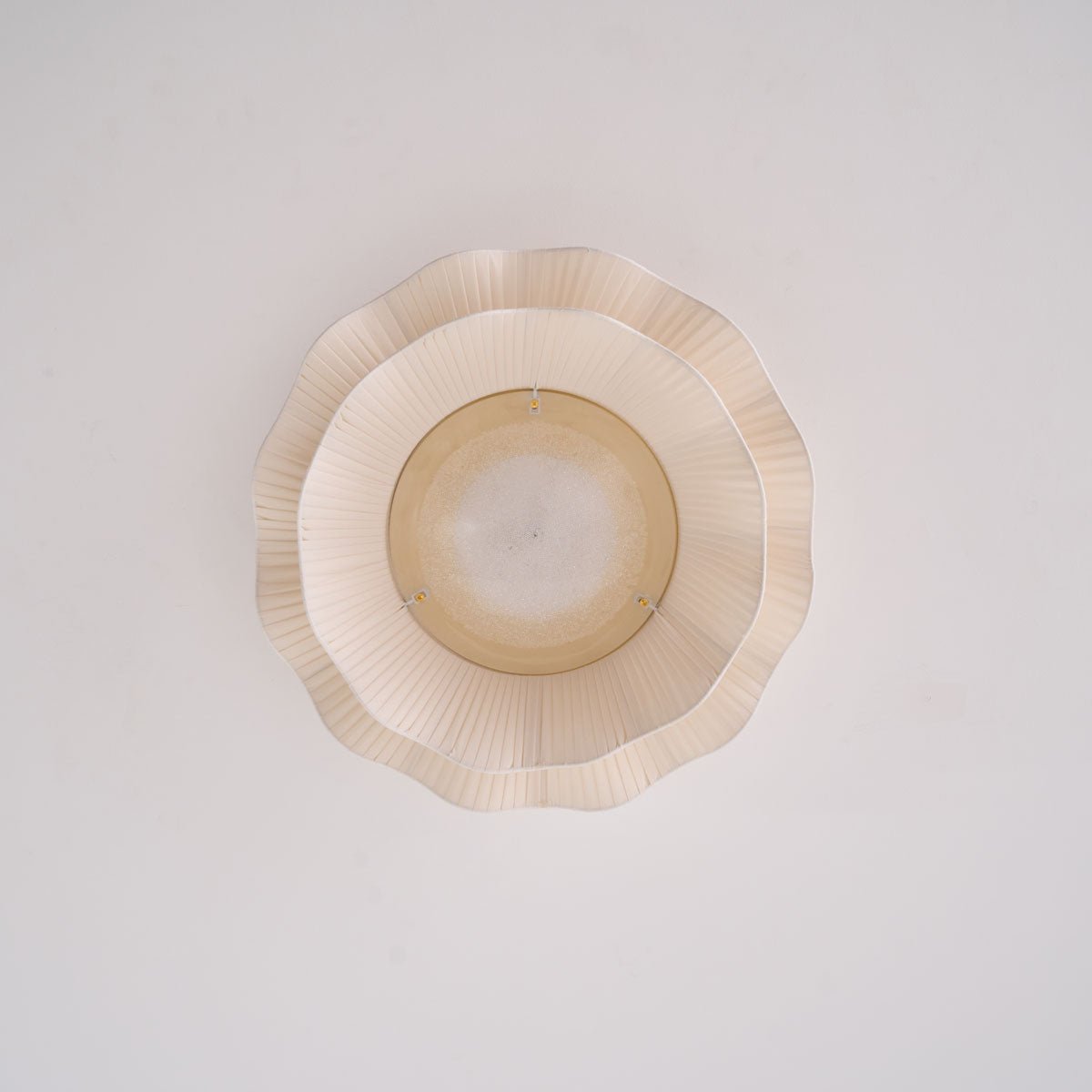 Yiuma Fabric Wave Flush Mount Ceiling Light
