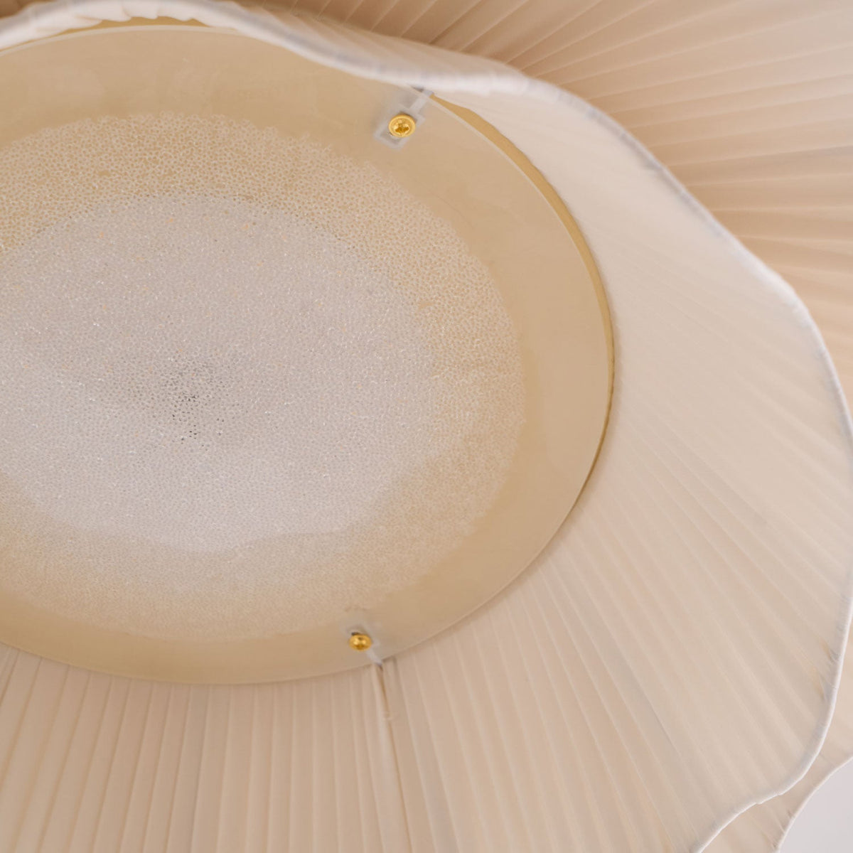Yiuma Fabric Wave Flush Mount Ceiling Light