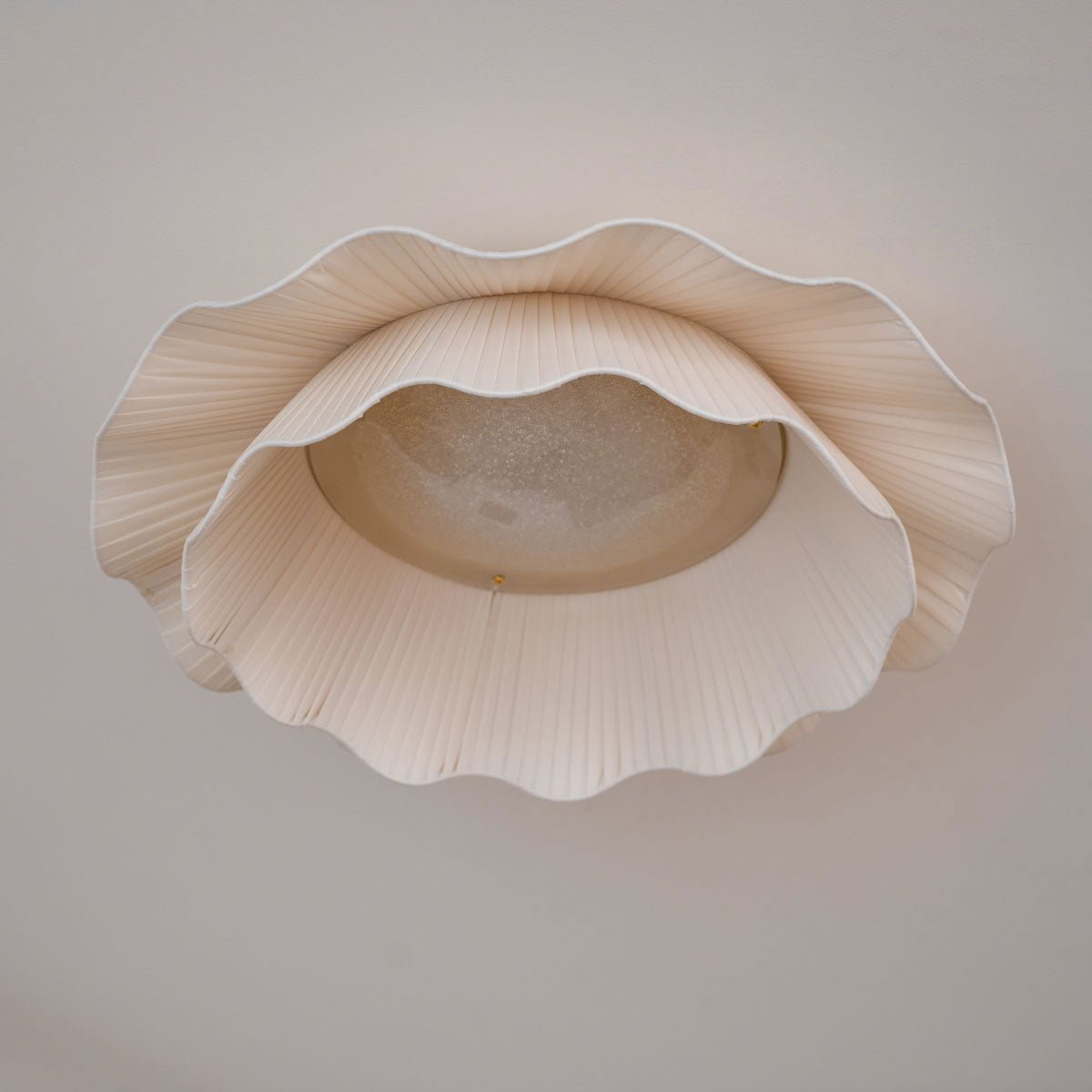 Yiuma Fabric Wave Flush Mount Ceiling Light