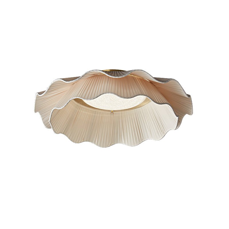 Yiuma Fabric Wave Flush Mount Ceiling Light