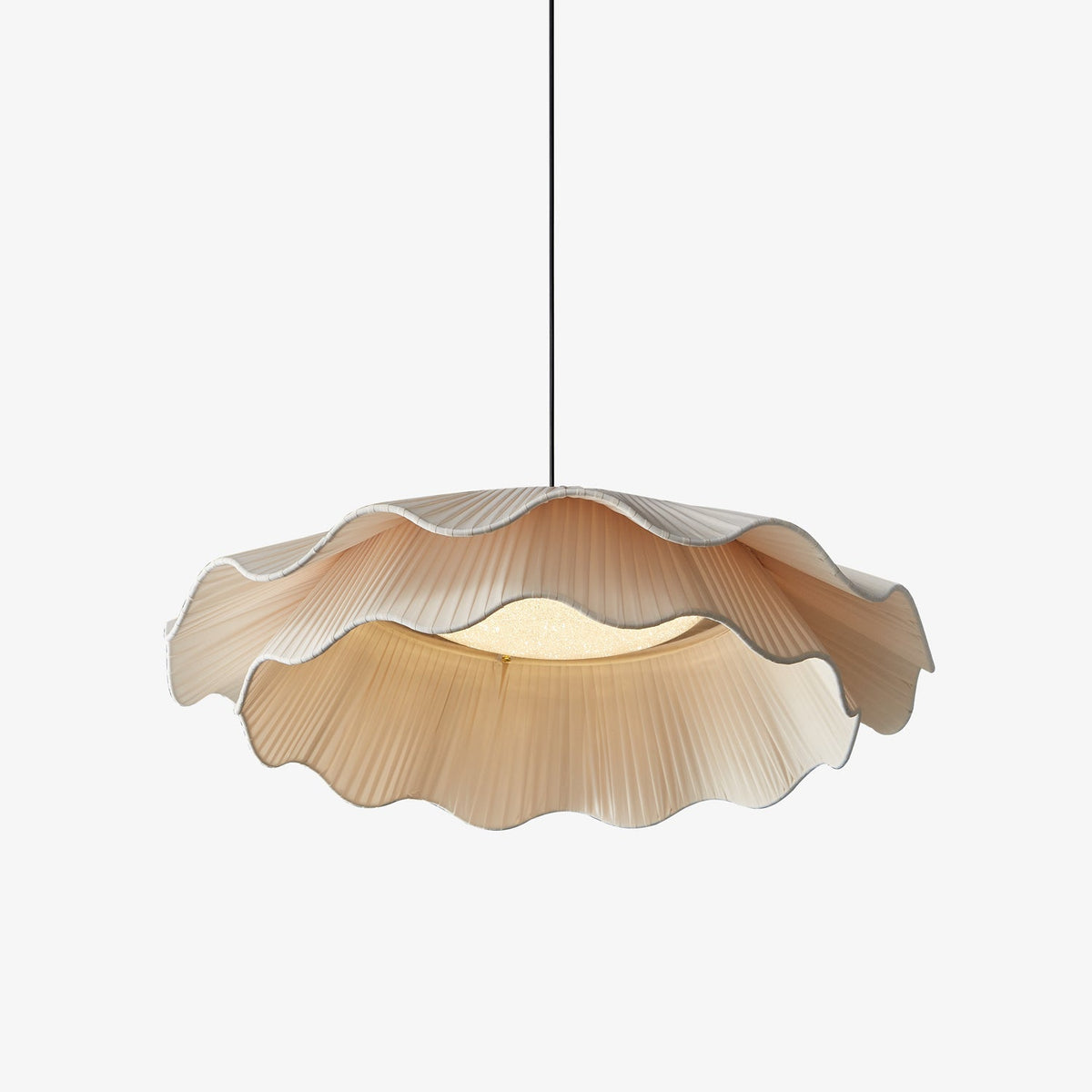 Zaeva Fabric Wave Pendant Light