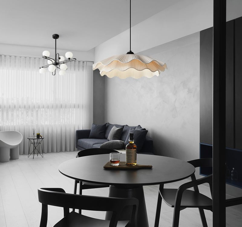 Zaeva Fabric Wave Pendant Light