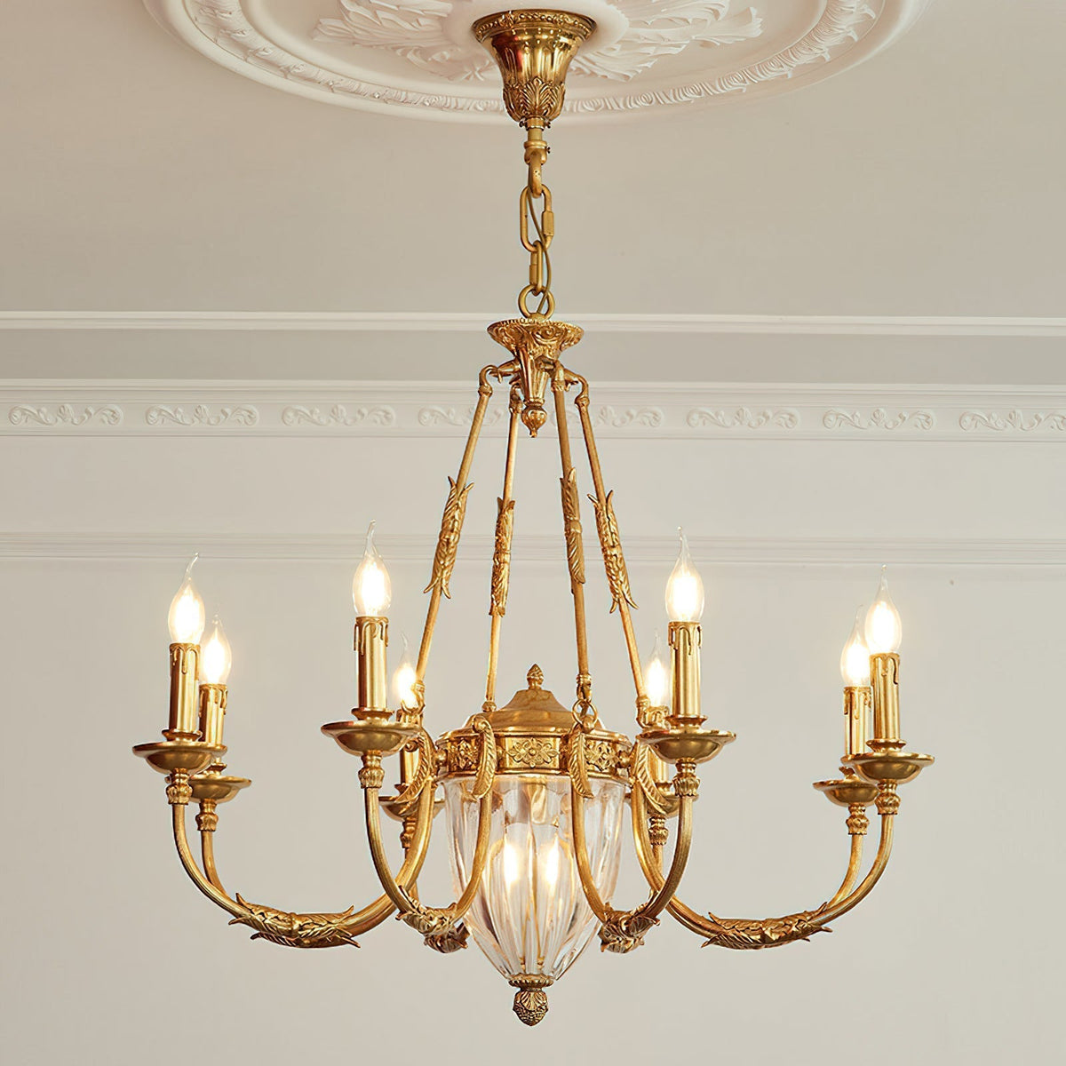 Valerix Brass Chandelier