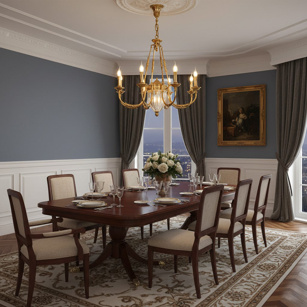 Valerix Brass Chandelier