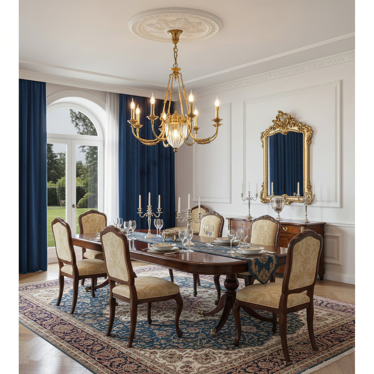 Valerix Brass Chandelier