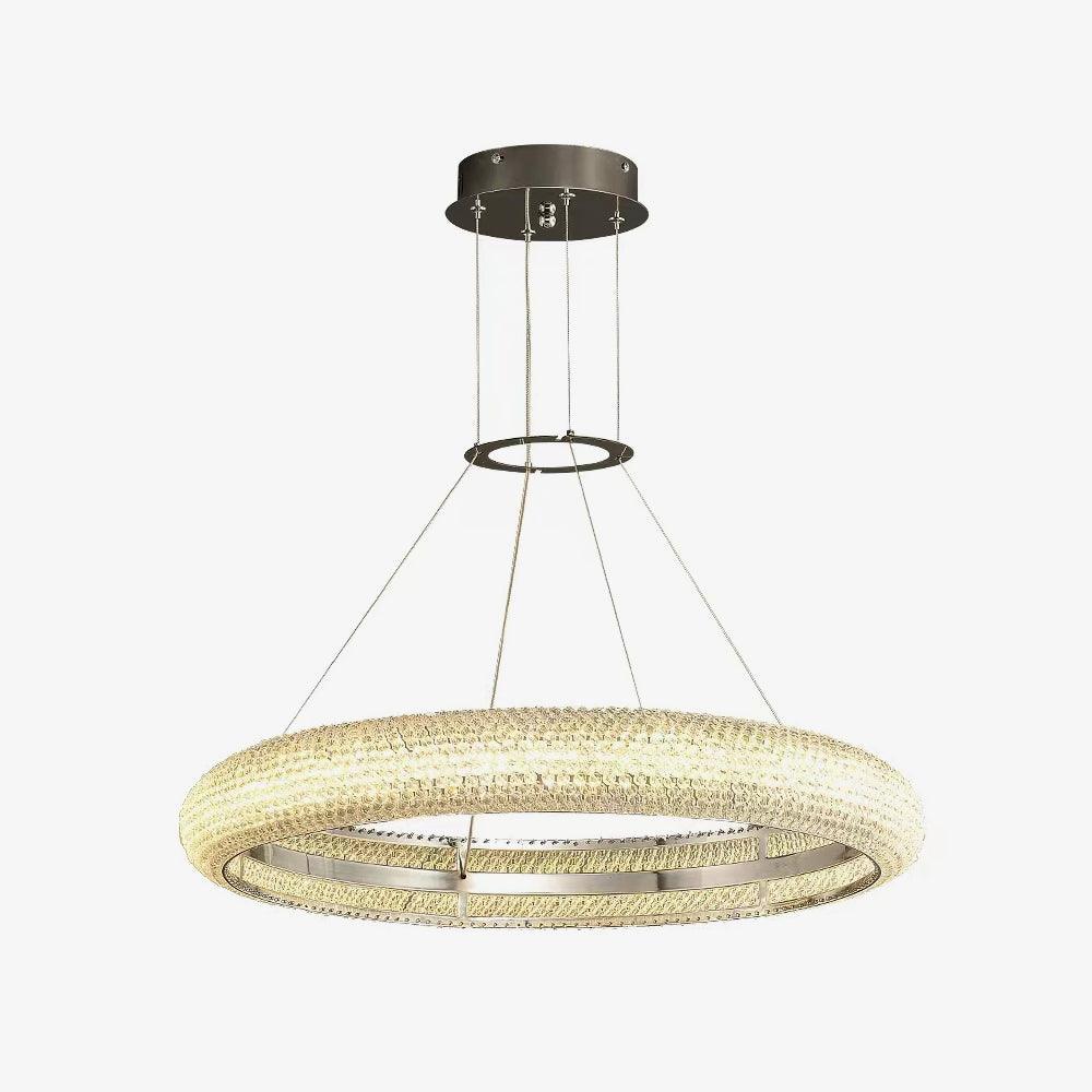 Vazorora Modern Minimalist Ring Crystal Chandelier