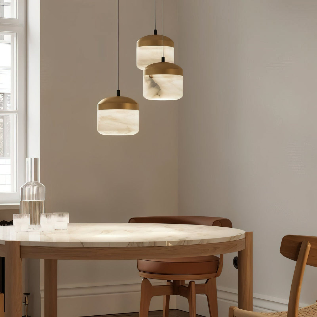Arquesian Alabaster Pendant Lamp