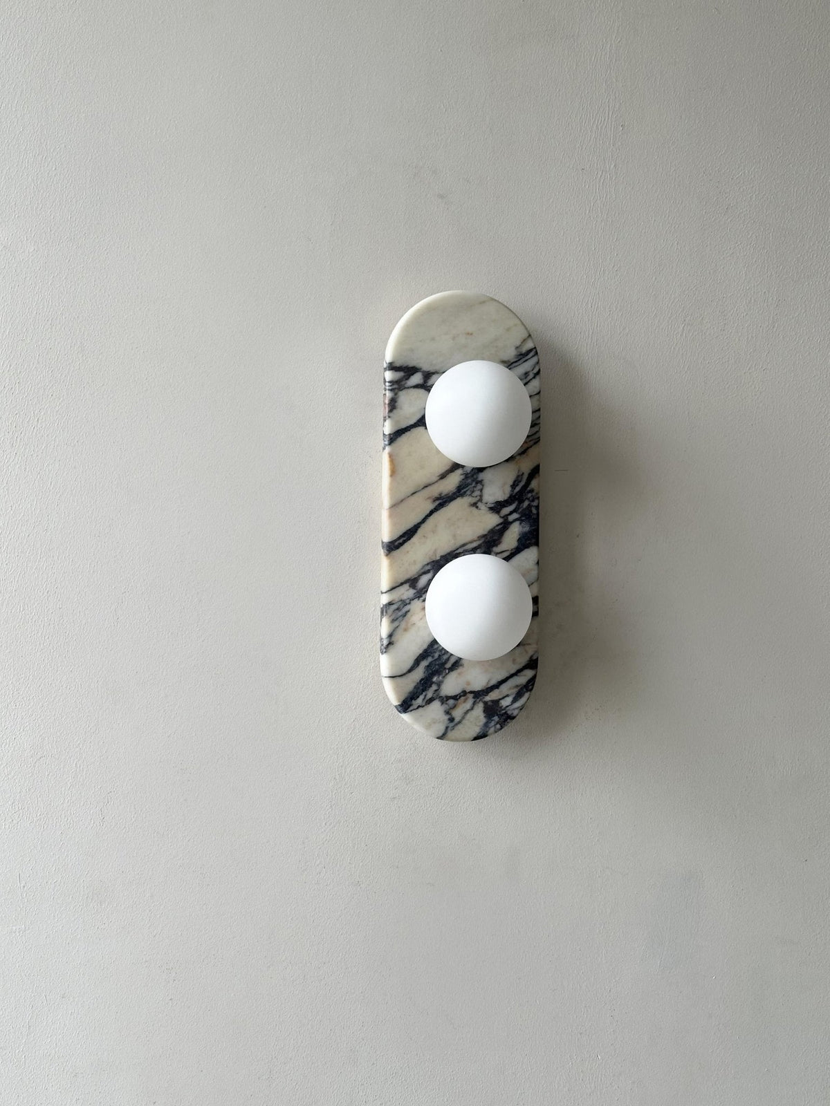 Eirenise Elegance Unique Glass Marble Wall Lamp