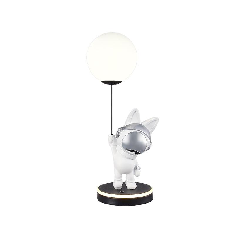 Stellar Astronaut and Planet Lamp