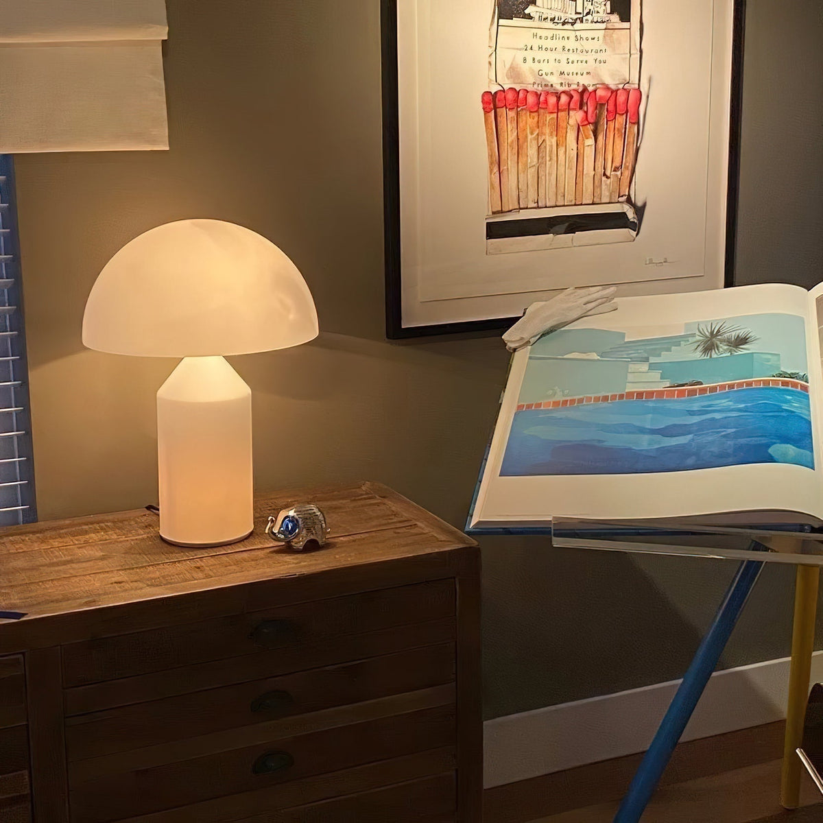 Mossie Alabaster Table Lamp