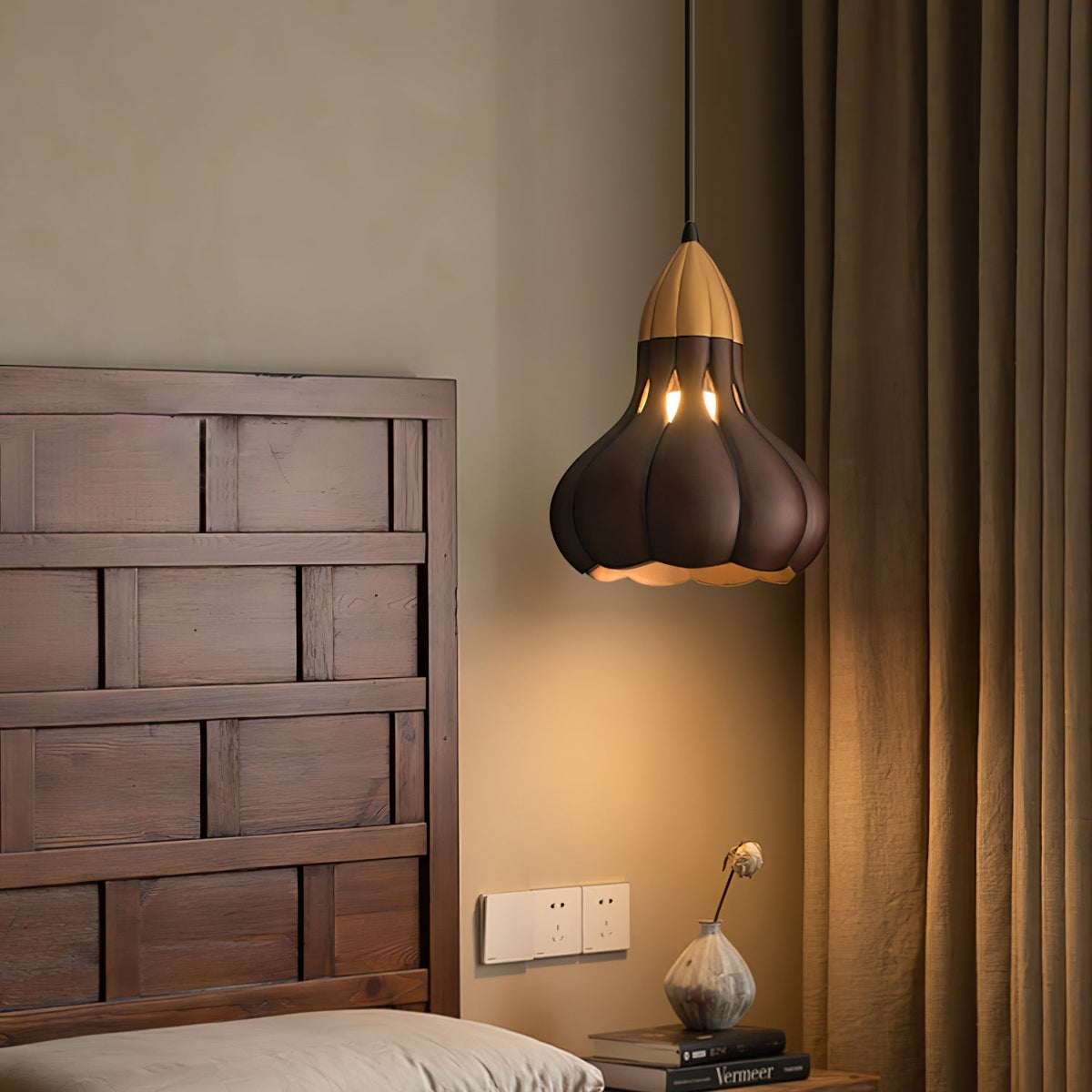 Arraeion Individual Creativity Wood Pendant Lamp