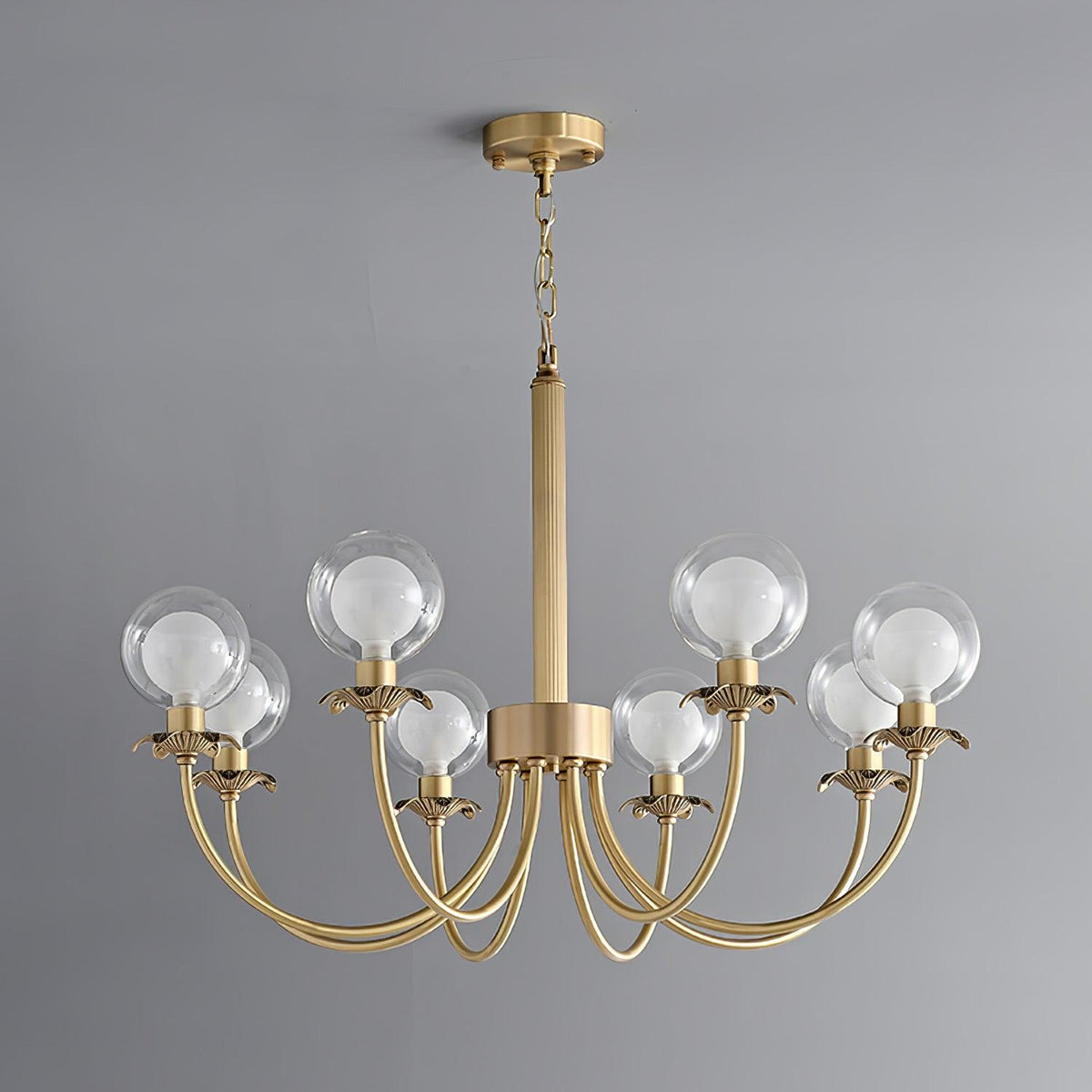 Crown Classic Glass Chandelier