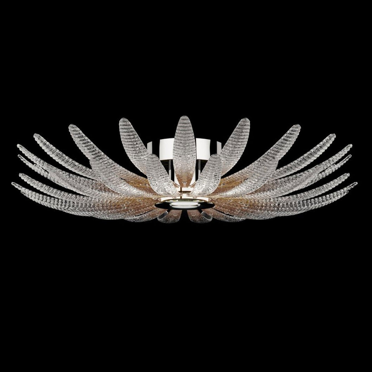 Ignatius Glass Petal Ceiling Light