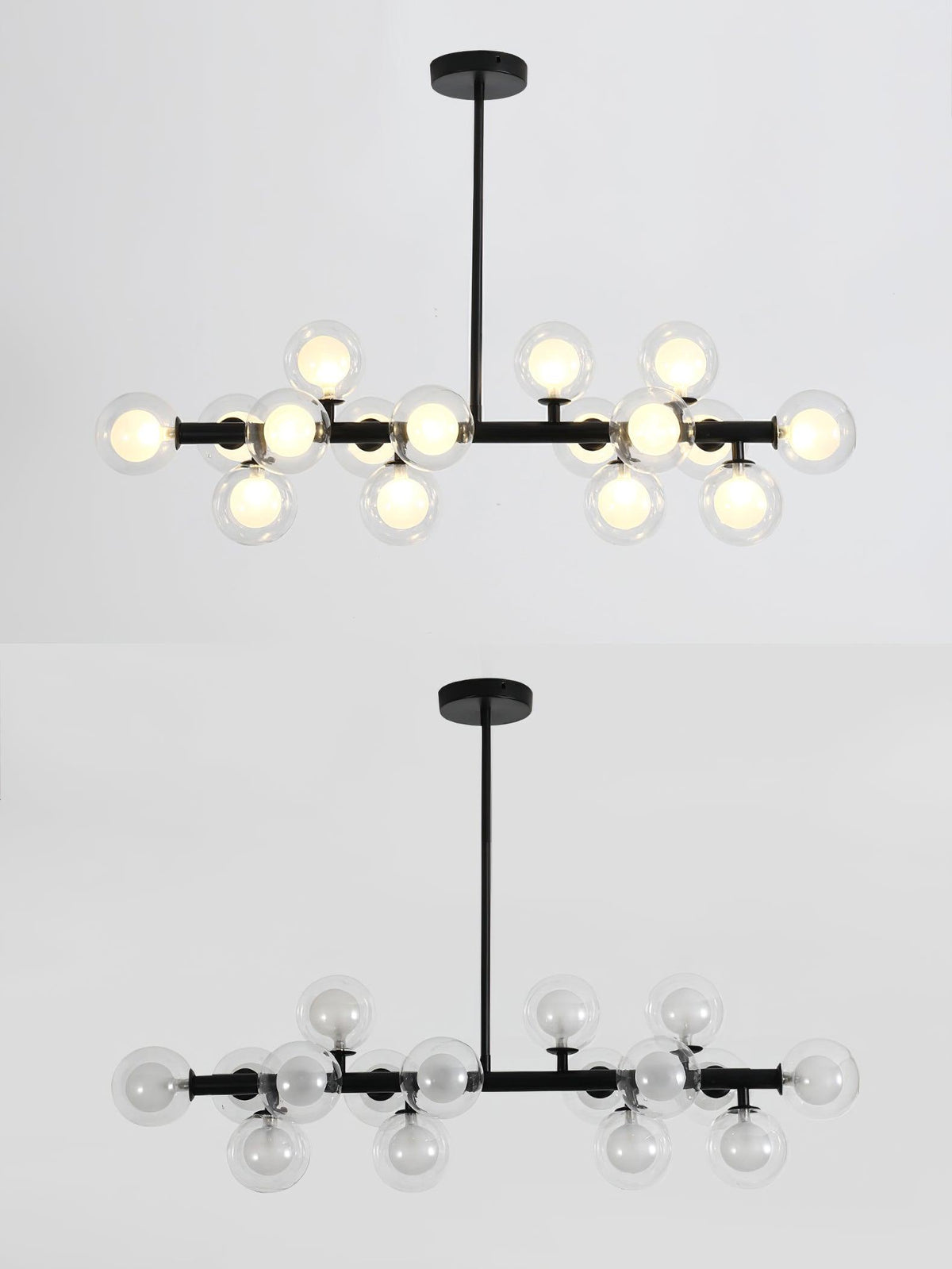 Eiranelle Chandelier Glass and Minimalist