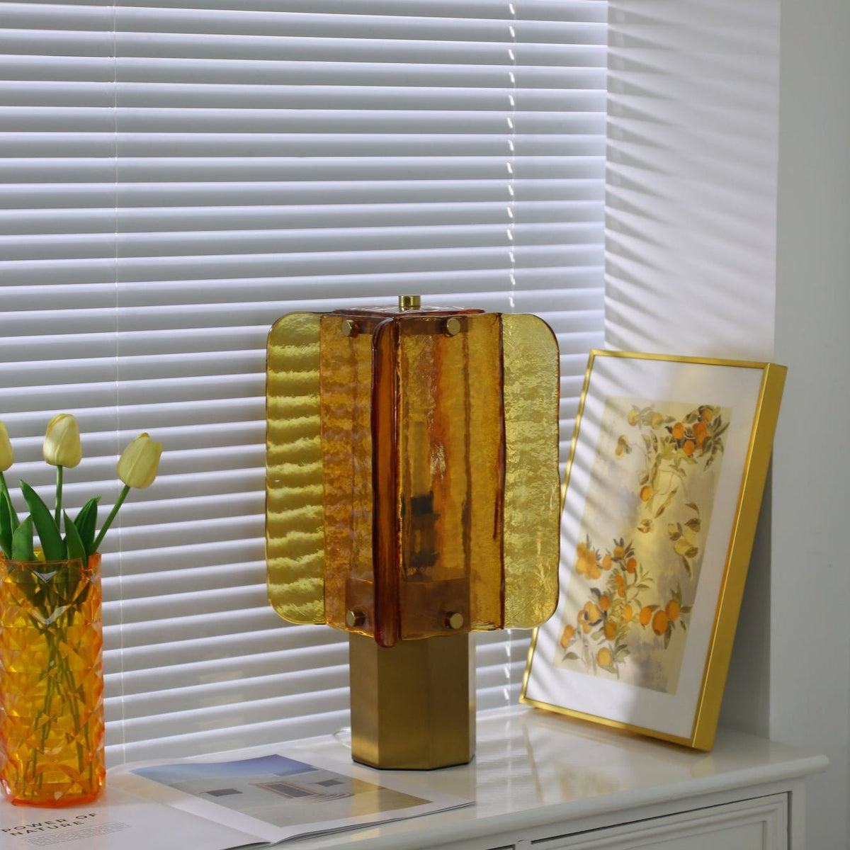 Aurelia Modern Glass Table Lamp
