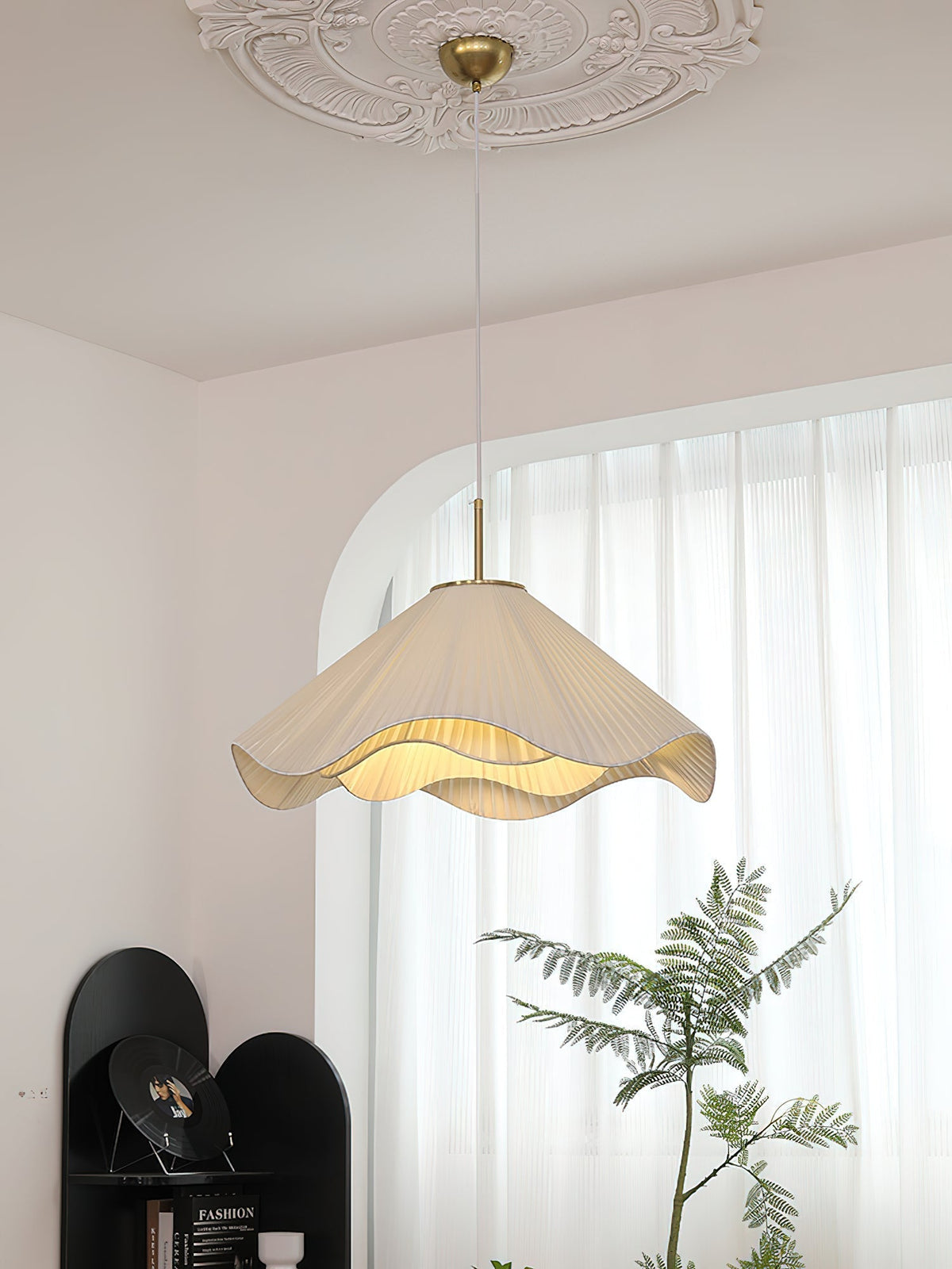 Drift Minimalist Fabric Pendant Light