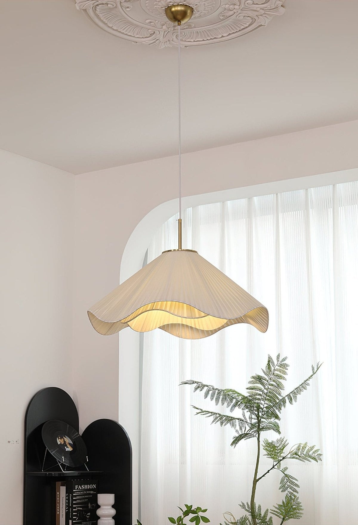 Drift Minimalist Fabric Pendant Light