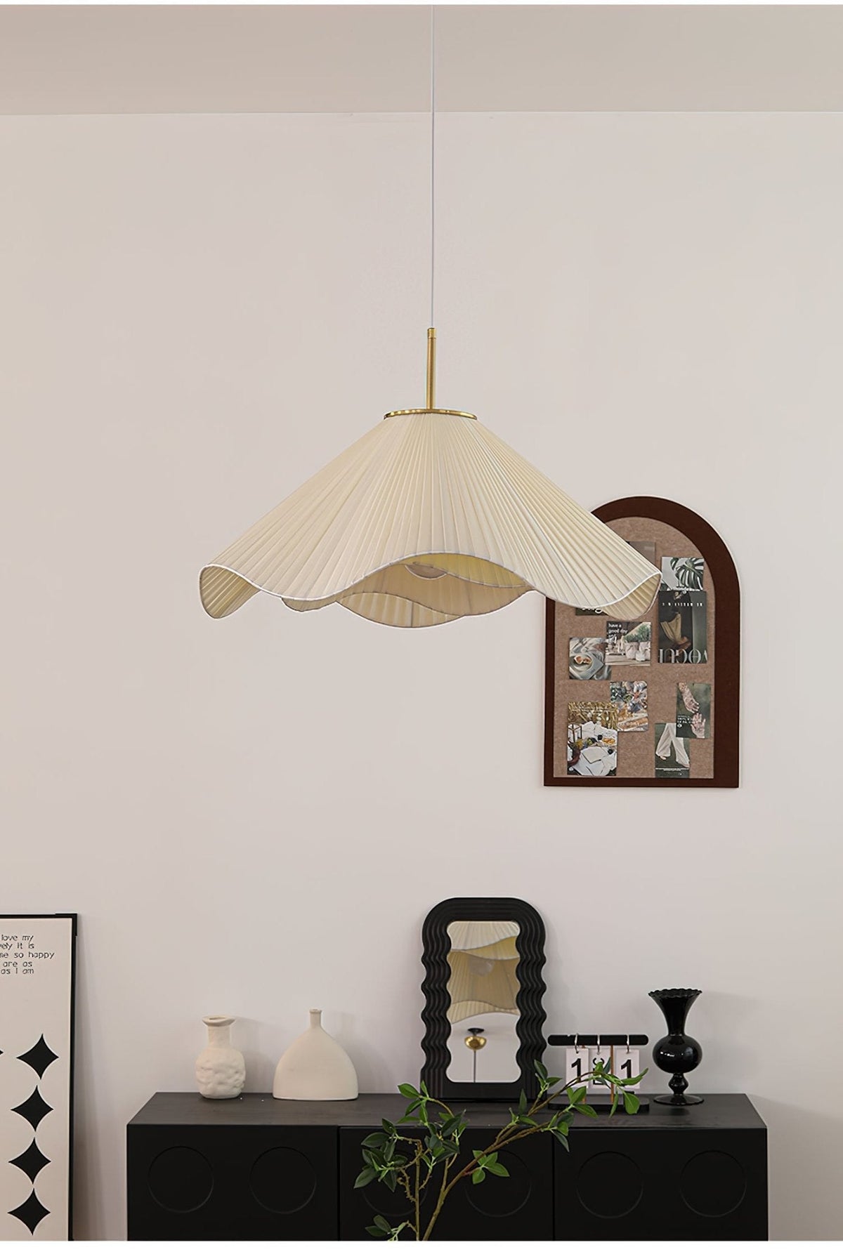 Drift Minimalist Fabric Pendant Light