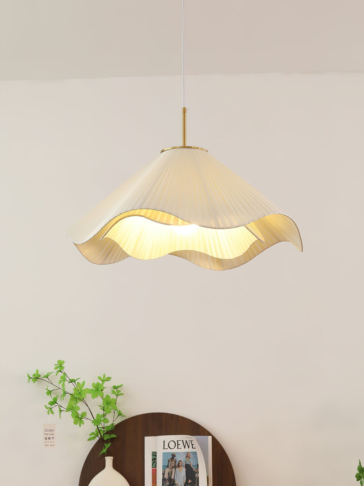 Drift Minimalist Fabric Pendant Light