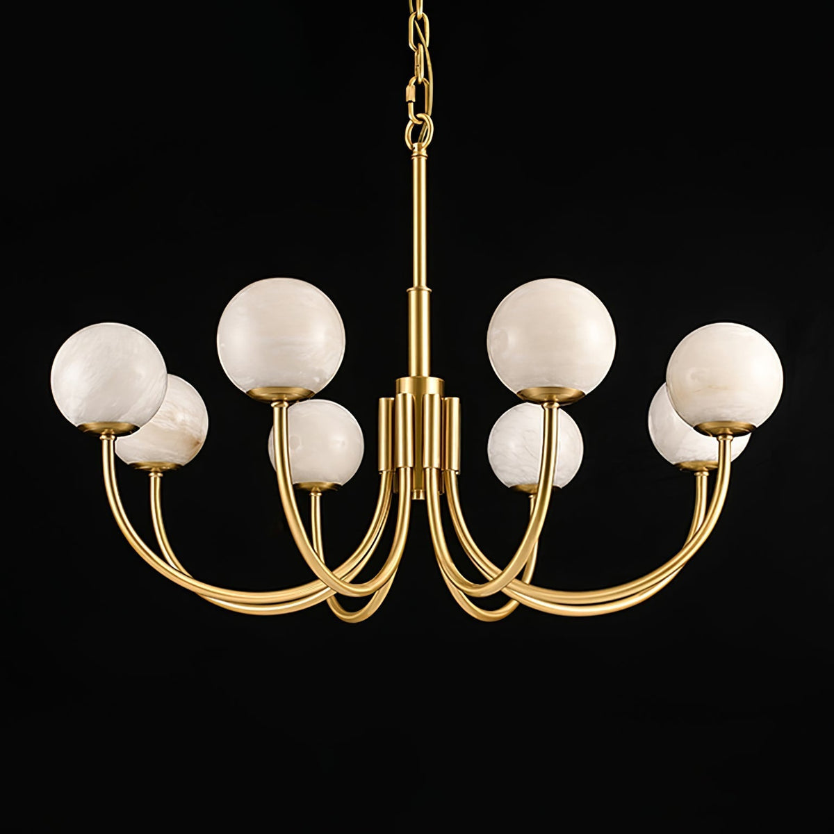 Alira Vintage Alabaster Chandelier Light