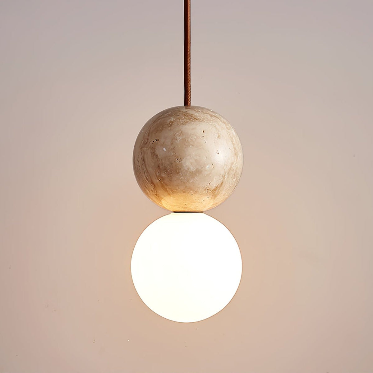 Bohya Travertine Pendant Light