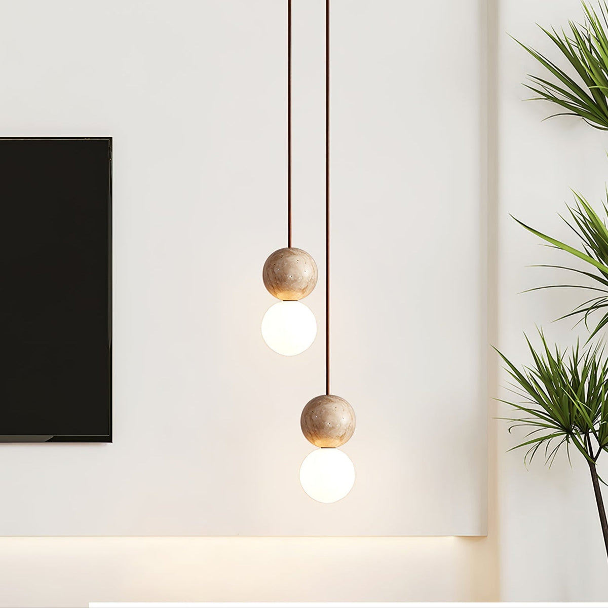 Bohya Travertine Pendant Light