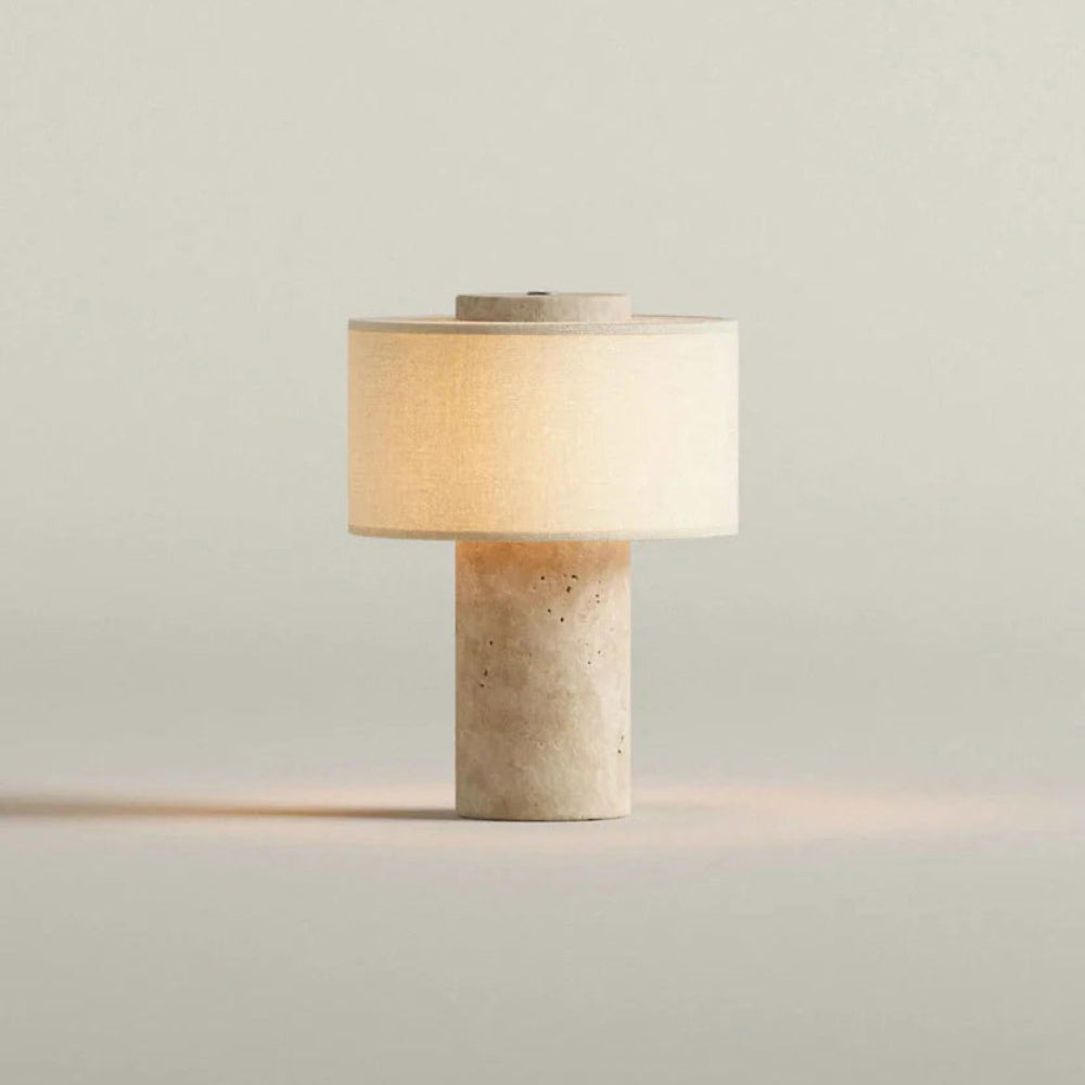 Quenby Marble Portable Table Lamp