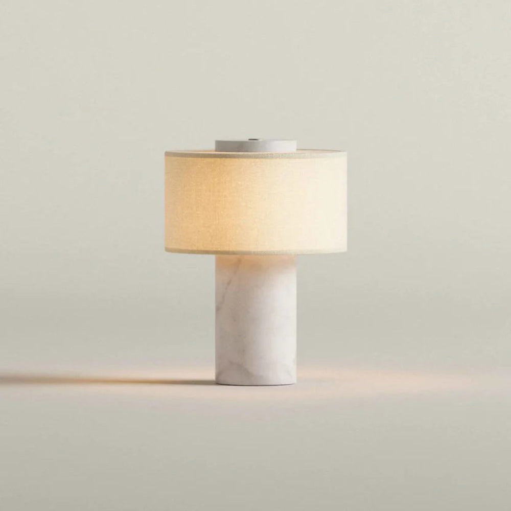 Quenby Marble Portable Table Lamp