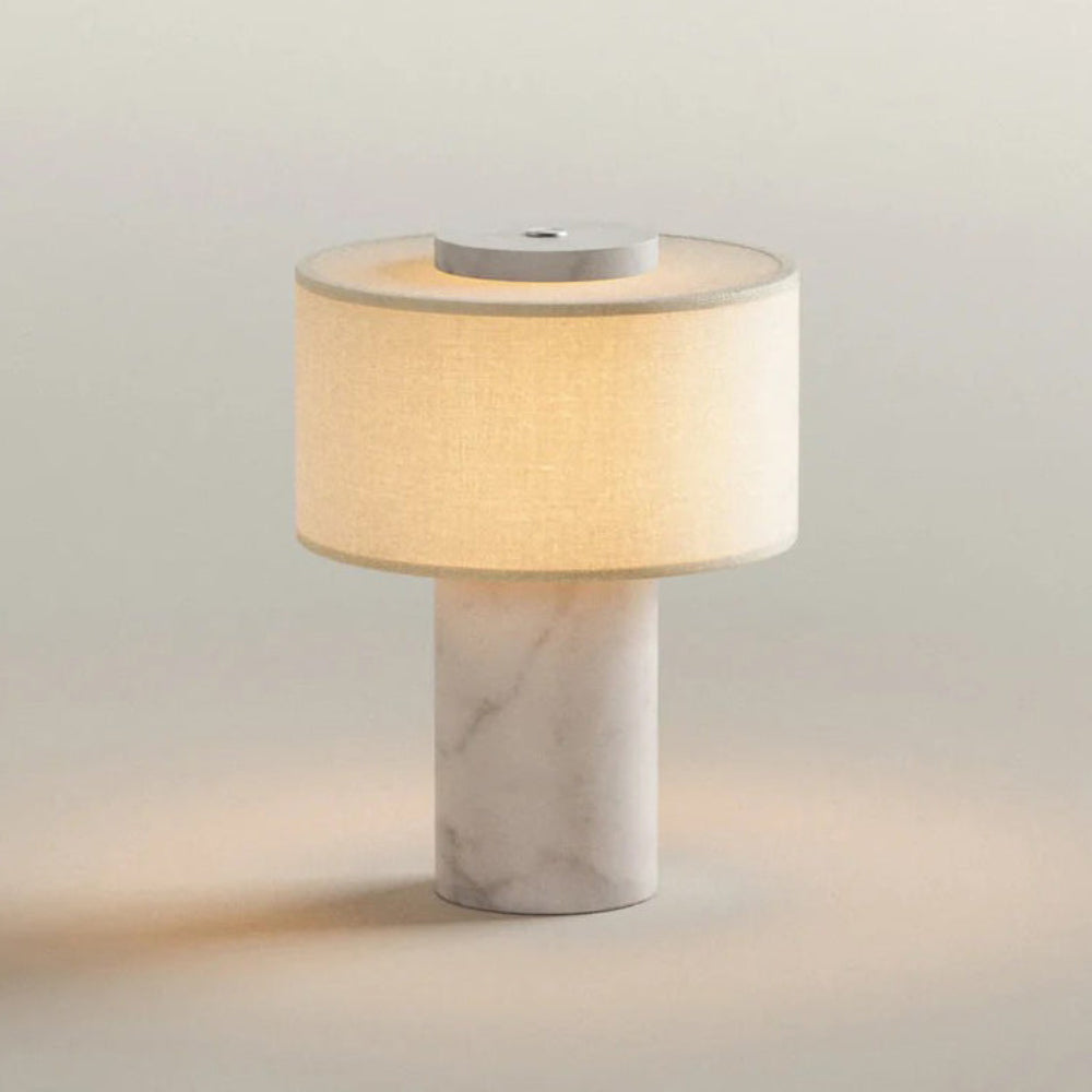 Quenby Marble Portable Table Lamp