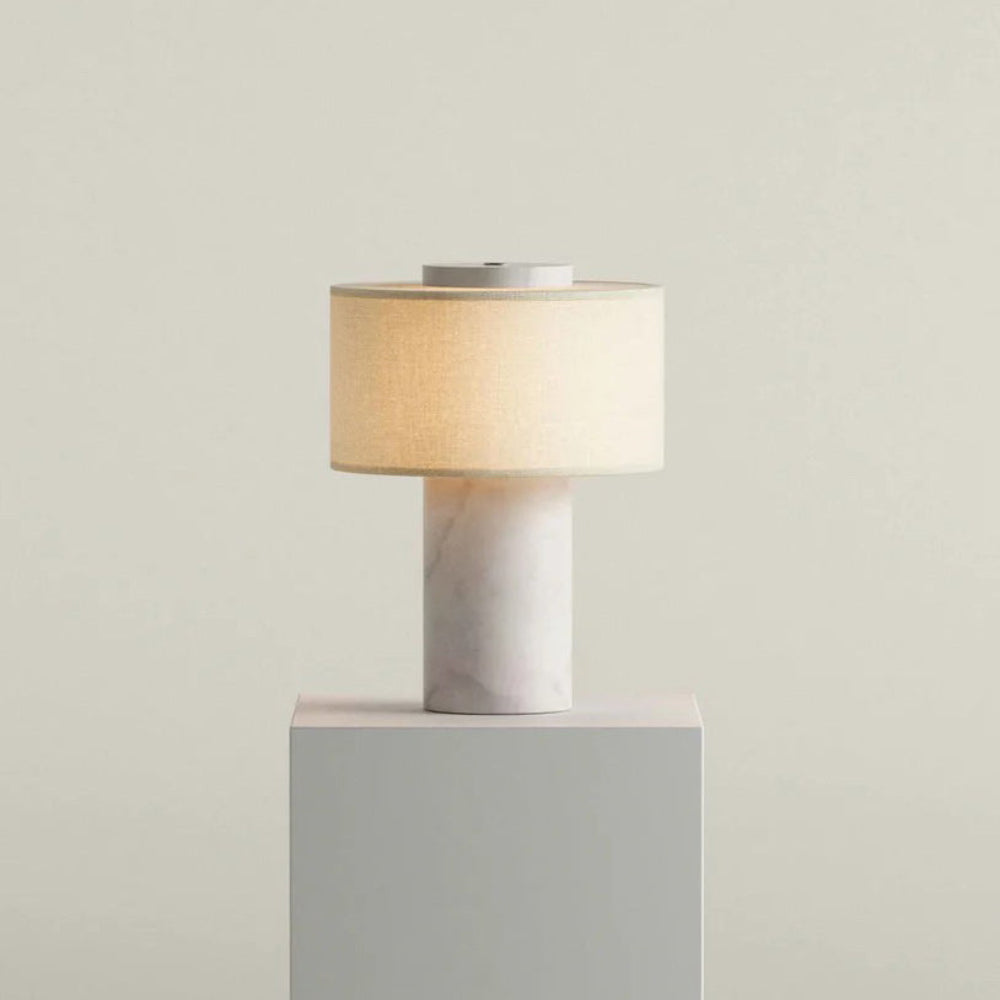 Quenby Marble Portable Table Lamp