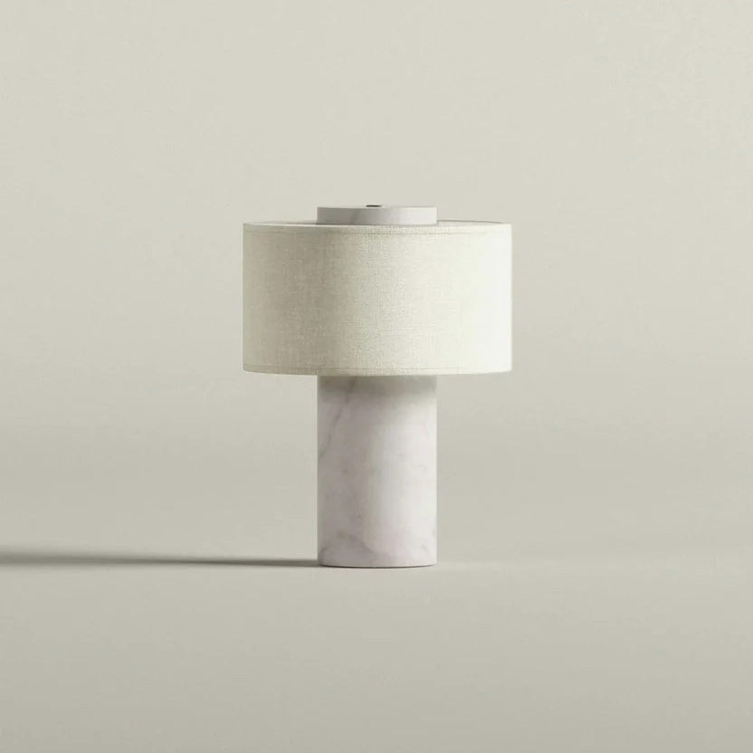 Quenby Marble Portable Table Lamp