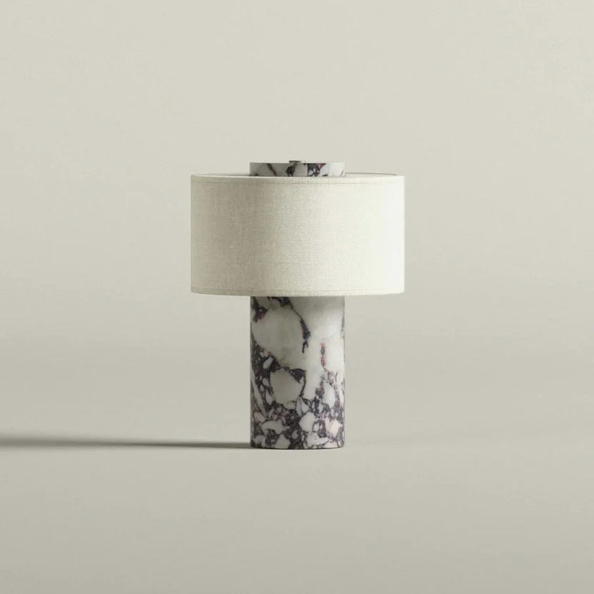 Quenby Marble Portable Table Lamp