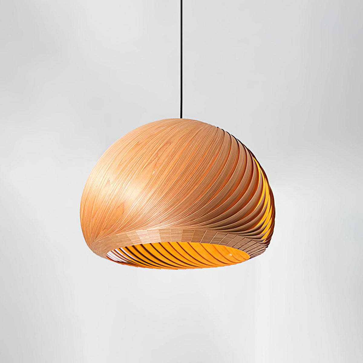 Biltes Vintage Wood Pendant Lamp