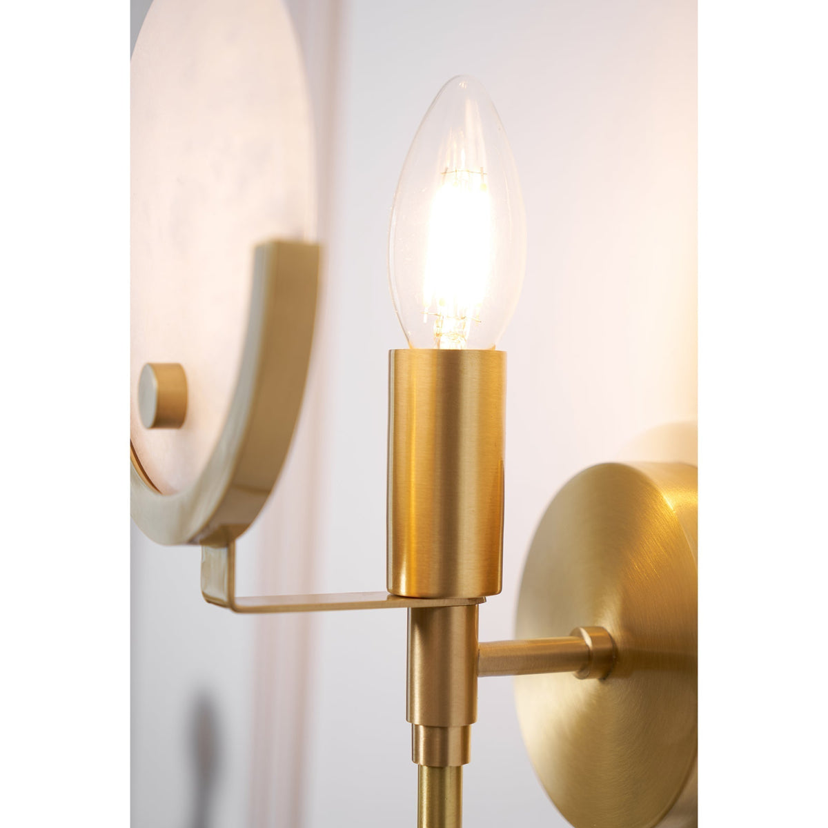 Aminex Sphere Alabaster Wall Light